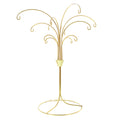 12-Arm Spiral Fountain Brass Gold Metal Ornament Stand Display 11.5 Inches (Taiwan) in Gold color