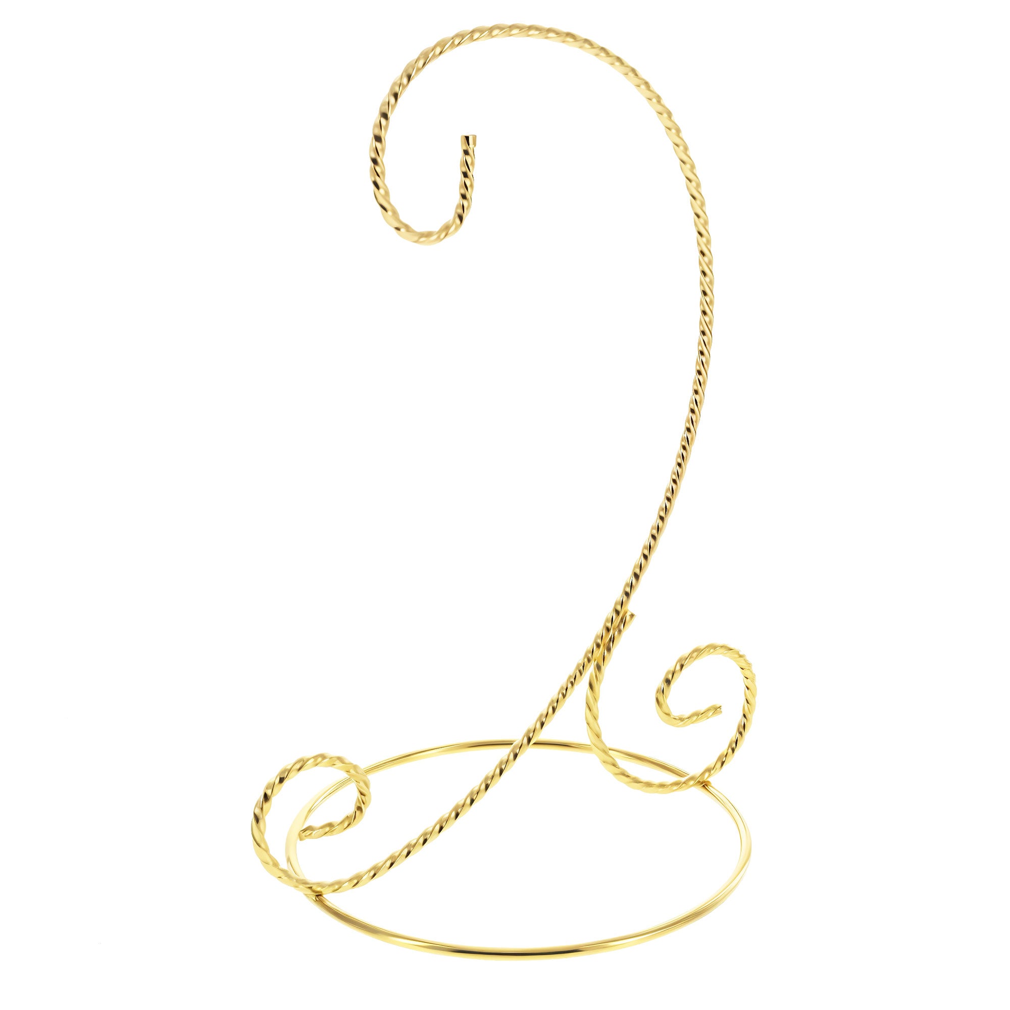 Shop Twisted Wire Gold Metal Ornament Stand Display 7.2 Inches (Taiwan). Buy Ornament Stands Gold