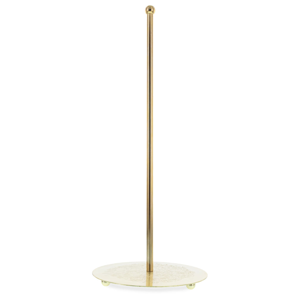 Ornate Gold Metal Rod Tree Topper Stand Display Stand 10 Inches (Taiwan) in Gold color