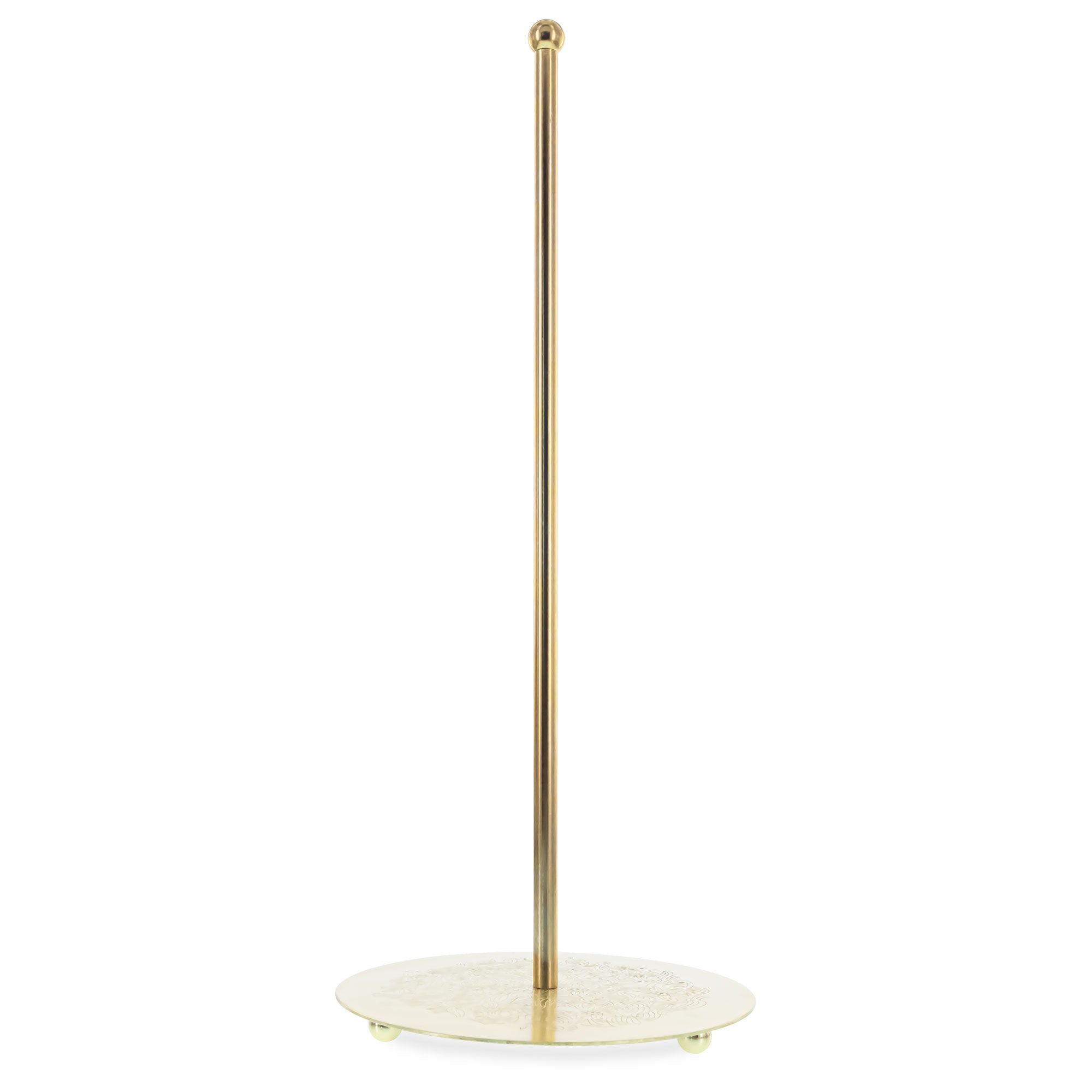 Ornate Gold Metal Rod Tree Topper Stand Display Stand 10 Inches (Taiwan) in Gold color