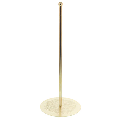 Ornate Gold Metal Rod Tree Topper Stand Display Stand 10 Inches (Taiwan)Taiwan , dimensions in inches: 9.5 x 4.1 x 0.5