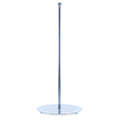 Ornate Silver Metal Rod Tree Topper Stand Display Stand 10 Inches (Taiwan) in Silver color