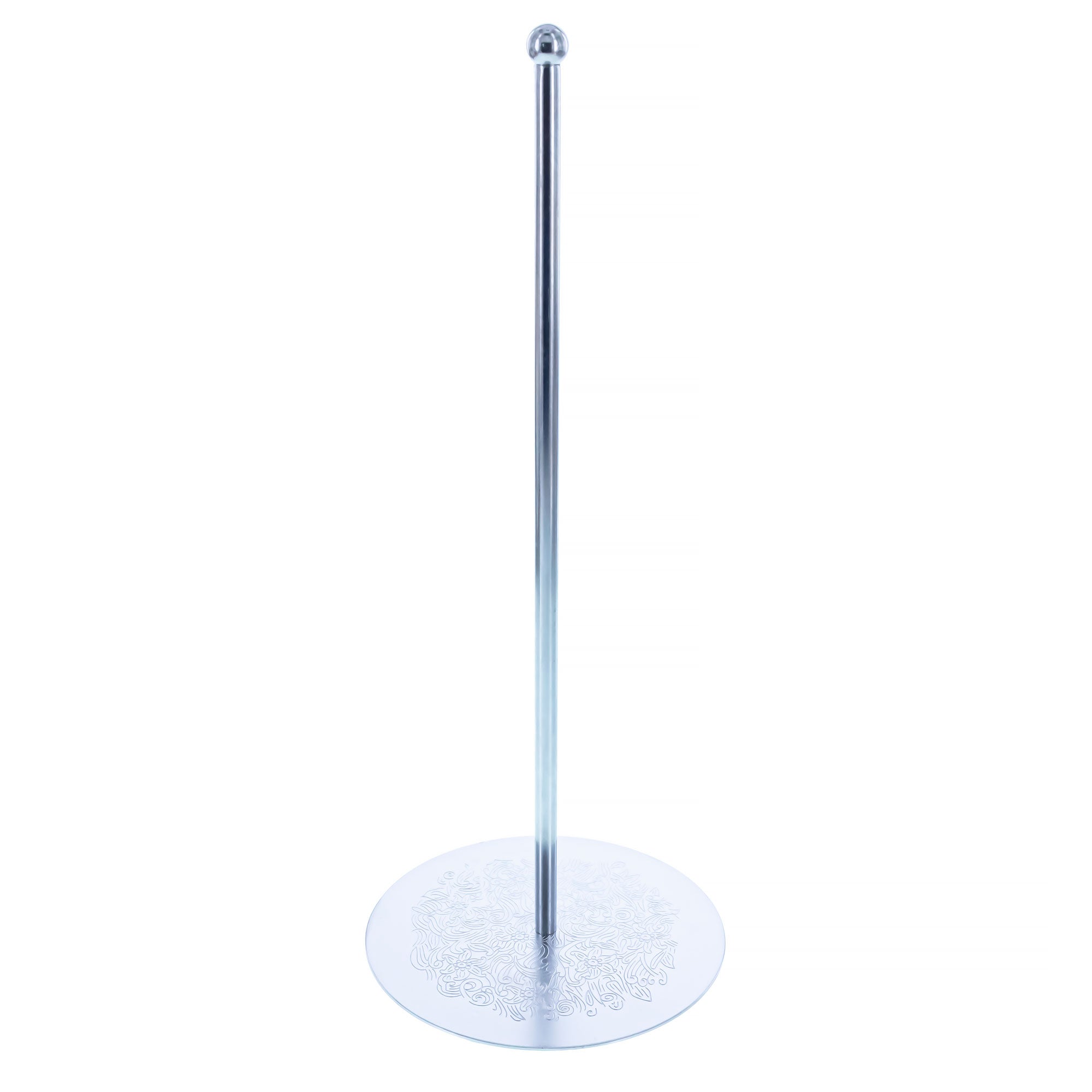 Ornate Silver Metal Rod Tree Topper Stand Display Stand 10 Inches (Taiwan)Taiwan , dimensions in inches: 9.5 x 4.1 x 0.5