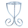 Silver Scroll Wire Metal Egg Sphere Crystals Stand Holder Display Tripod 2.7 Inches (Taiwan) in Silver color