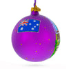 Harbor Bridge, Sydney, Australia Glass Ball Christmas Ornament 4 InchesUkraine ,dimensions in inches: 4 x 4 x 4