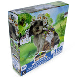 100 Piece Dog and a Cat Puzzle in Multi color