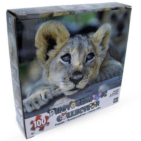 100 Piece Cute Puma Puzzle in  color