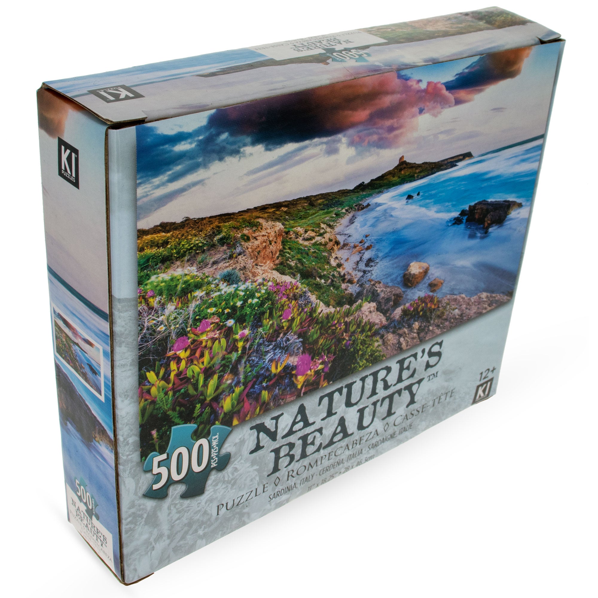 100 Piece Sardinia Italy Puzzle in Multi color