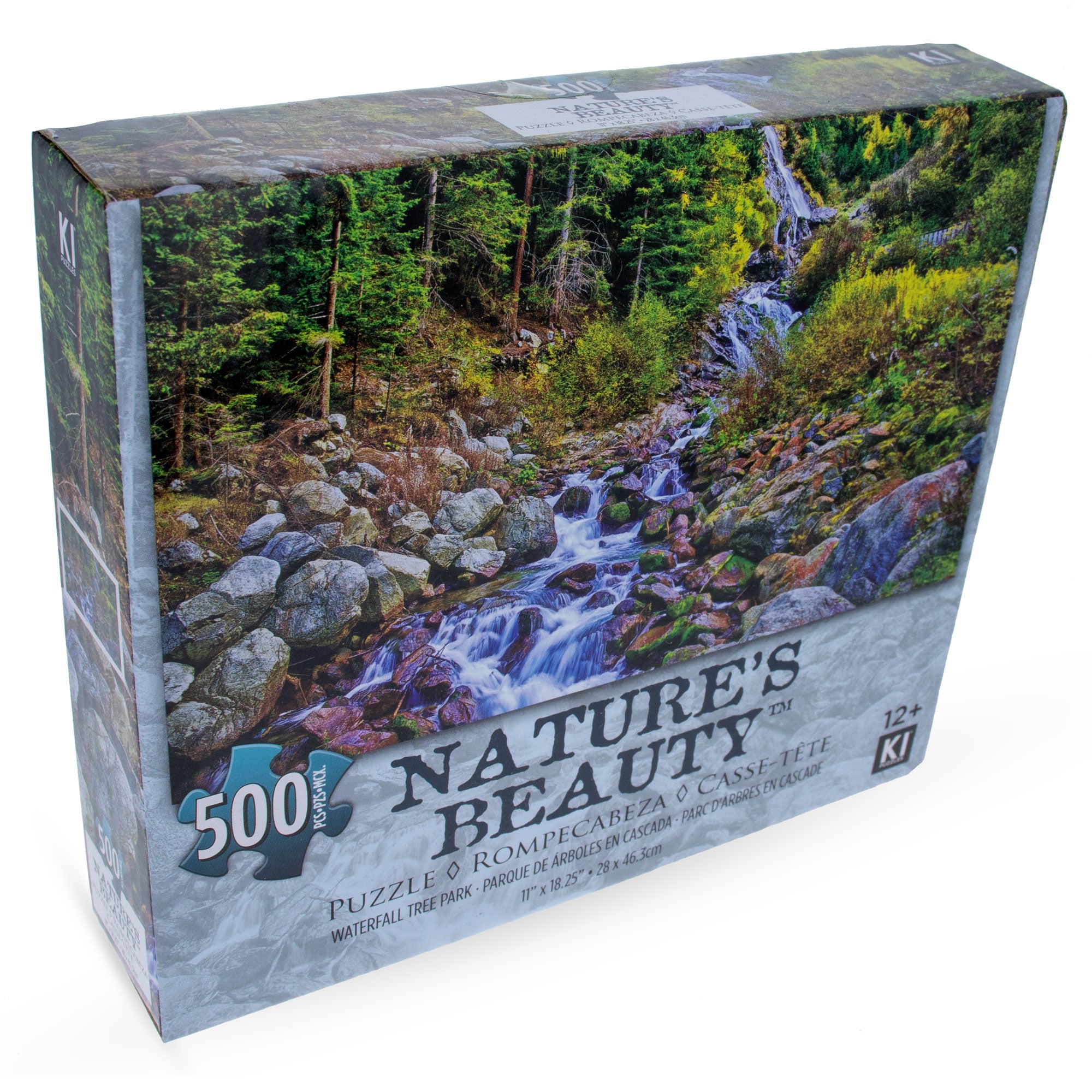 100 Piece Mountain River Puzzle in Multi color