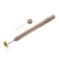 0.5 mm Heavy Brass Tip Wood Handle Kistka (Hot Wax Pen) in Beige color