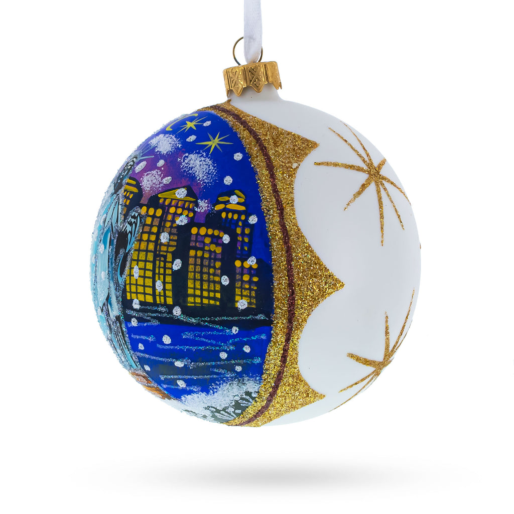 Buy Christmas Ornaments Travel North America USA New York NYC by BestPysanky Online Gift Ship