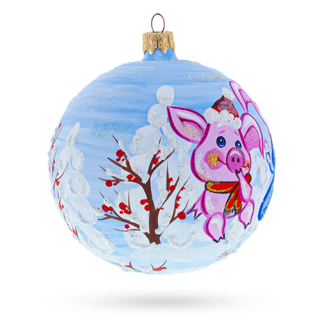 Buy Christmas Ornaments > Animals > Farm Animals > Pigs by BestPysanky Online Gift Ship