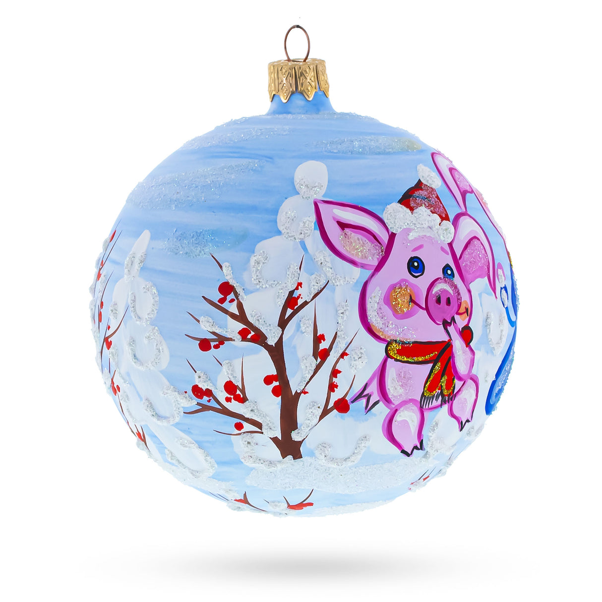 Buy Christmas Ornaments Animals Farm Animals Pigs by BestPysanky Online Gift Ship