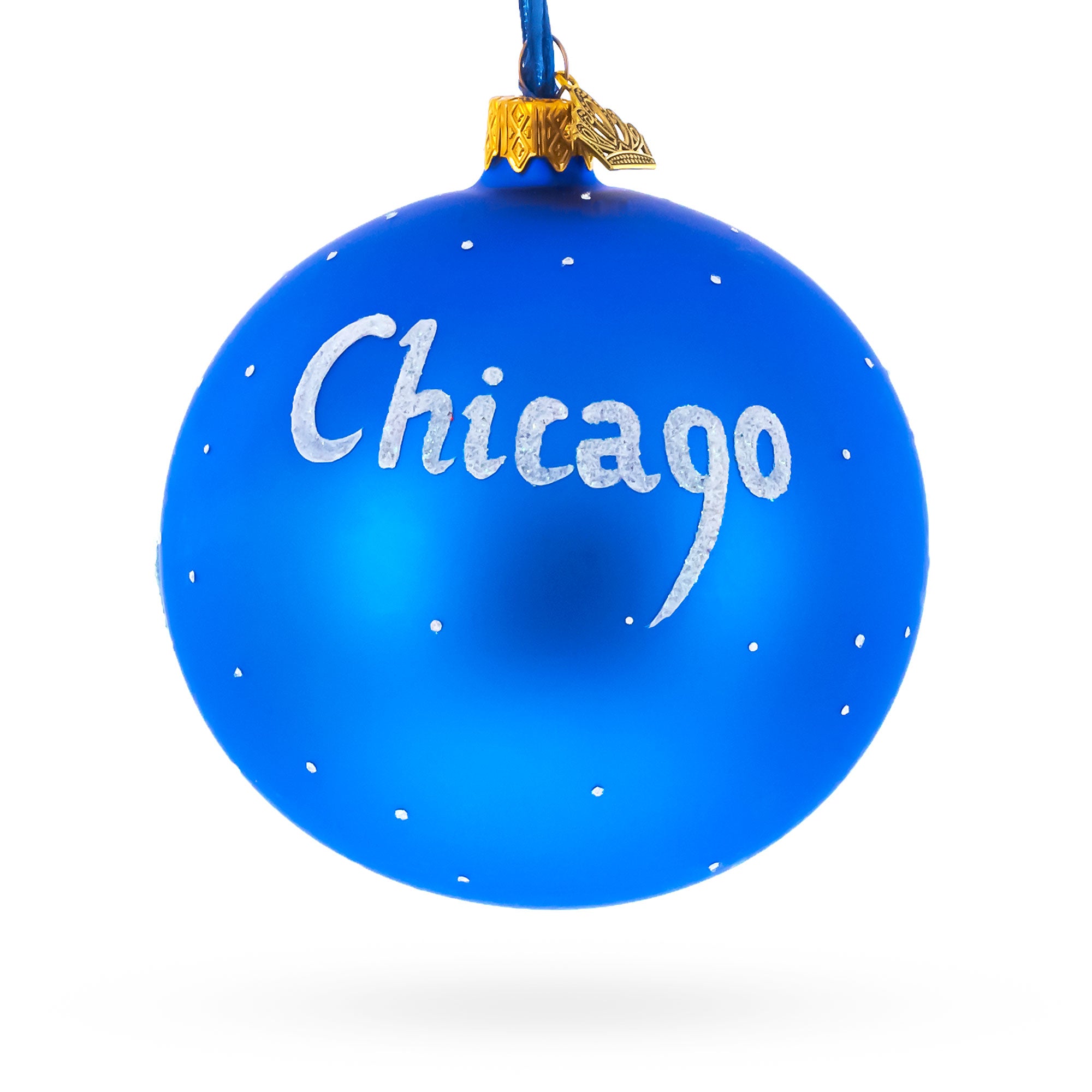 Buy Christmas Ornaments Travel North America USA Illinois Chicago by BestPysanky Online Gift Ship