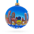 Boston, Massachusetts Glass Ball Christmas Ornament 3.25 Inches in Multi color Round