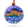 Philadelphia, Pennsylvania Glass Ball Christmas Ornament 4 Inches in Multi color Round