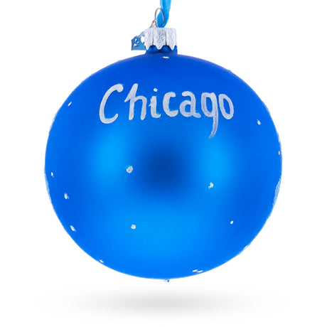 Buy Christmas Ornaments Travel North America USA Illinois Chicago by BestPysanky Online Gift Ship