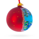 Claude Monet's 1907 'Water Lilies' Masterpiece Glass Ball Christmas Ornament 4 InchesUkraine , dimensions in inches: 4 x 4 x 4