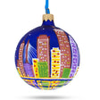 Boston, Massachusetts, USA Glass Ball Christmas Ornament 3.25 Inches in Multi color, Round shape