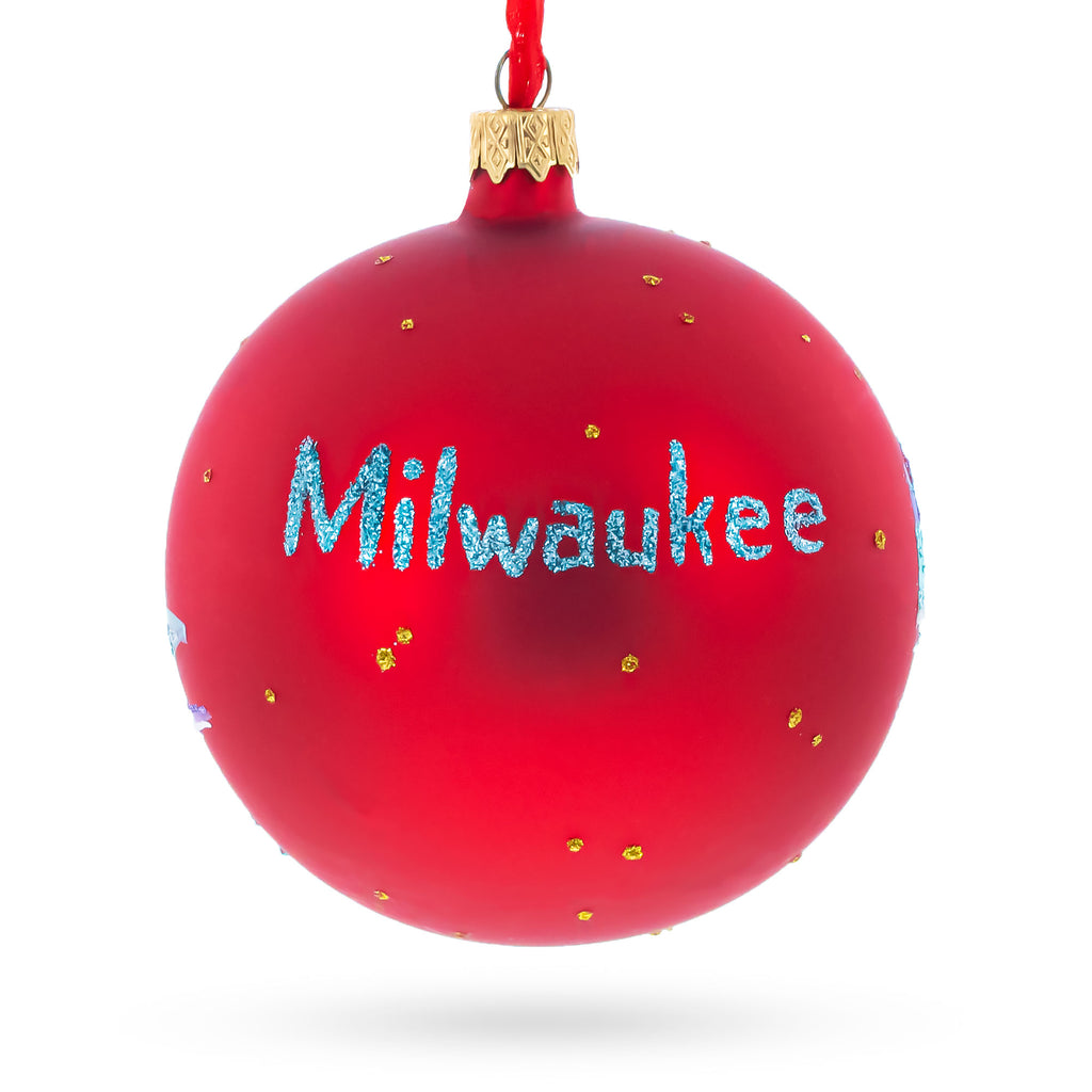 Buy Christmas Ornaments Travel North America USA Wisconsin by BestPysanky Online Gift Ship
