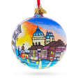 Venetia, Italy Glass Ball Christmas Ornament 4 Inches in Multi color Round