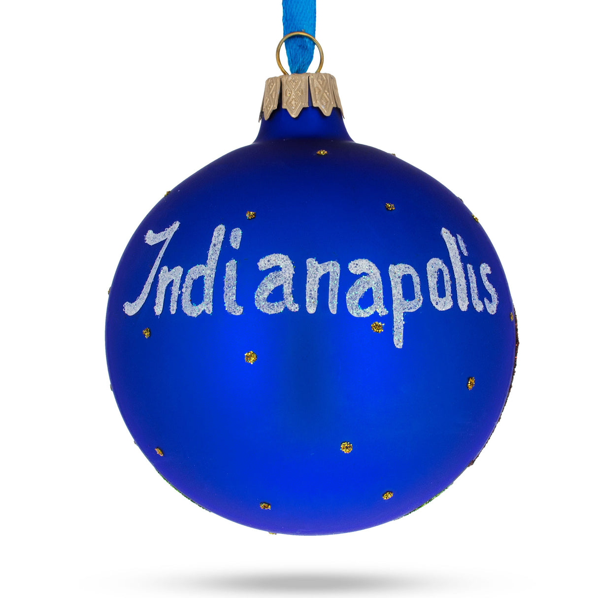 Buy Christmas Ornaments Travel North America USA Indiana by BestPysanky Online Gift Ship