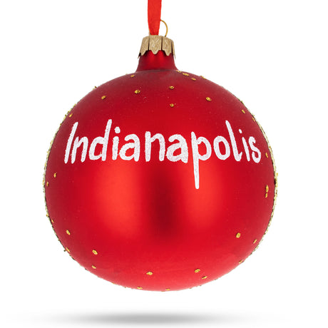 Buy Christmas Ornaments Travel North America USA Indiana by BestPysanky Online Gift Ship
