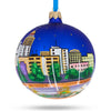 Buy Online Gift Shop Fresno, California, USA Glass Ball Christmas Ornament 4 Inches