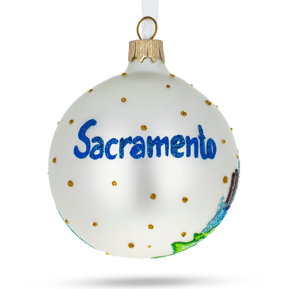 Buy Christmas Ornaments > Travel > North America > USA > California > Sacramento by BestPysanky Online Gift Ship