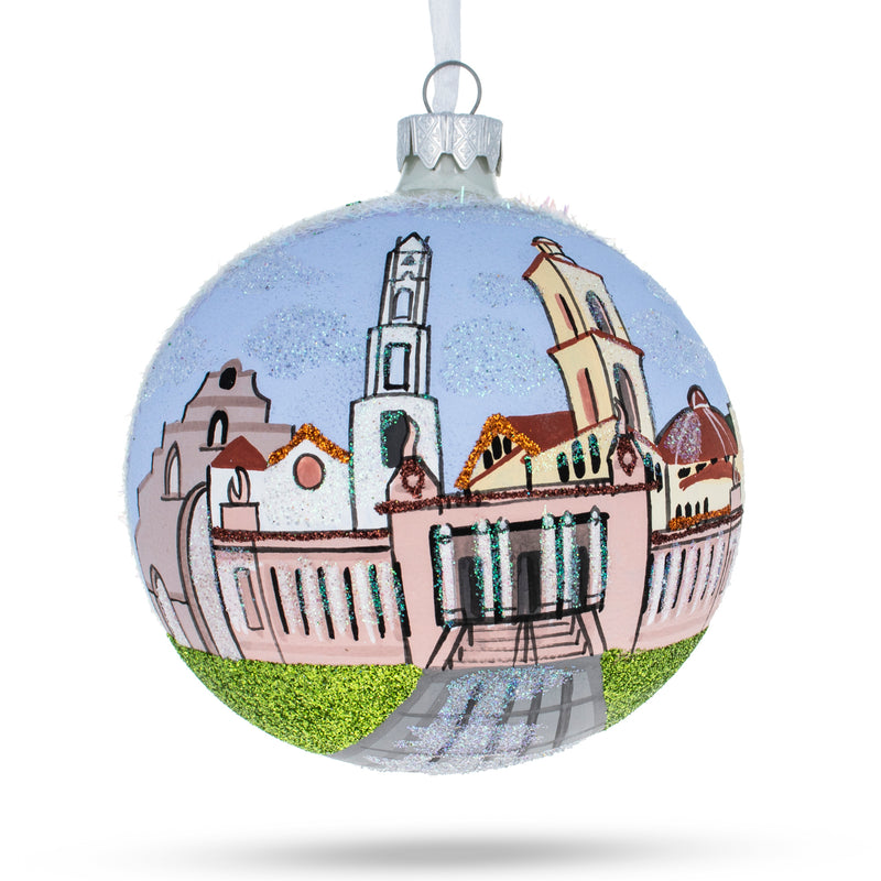 Riverside, California Glass Ball Christmas Ornament 4 Inches by BestPysanky