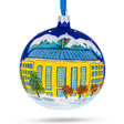 Glass Aurora, Colorado Glass Ball Christmas Ornament 4 Inches in Multi color Round