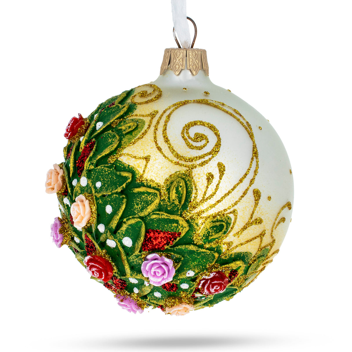 Buy Christmas Ornaments Flowers by BestPysanky Online Gift Ship