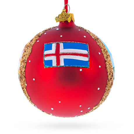 Buy Christmas Ornaments Travel Europe Iceland by BestPysanky Online Gift Ship