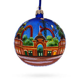 Copenhagen, Denmark Glass Ball Christmas Ornament 4 Inches in Multi color, Round shape
