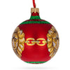 Buy Online Gift Shop lorentine Majesty: Lion-Head Design Glass Ball Christmas Ornament by Florence Designer 3.25 Inches