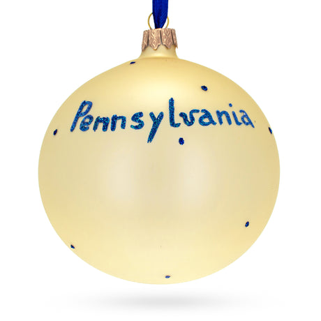 Buy Christmas Ornaments Travel North America USA Pennsylvania USA States by BestPysanky Online Gift Ship