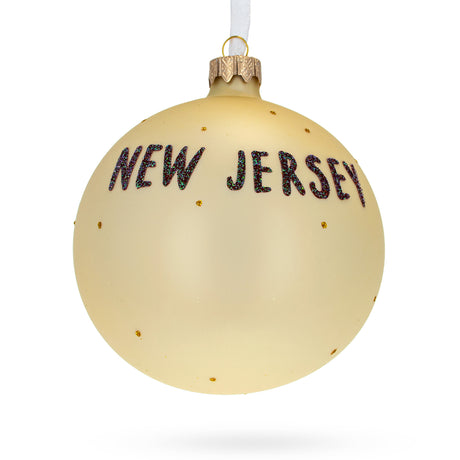 Buy Christmas Ornaments Travel North America USA New 
Jersey USA States by BestPysanky Online Gift Ship