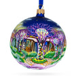 Botanic Gardens, Singapore Glass Ball Christmas Ornament 4 Inches in Multi color, Round shape