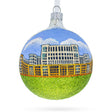Palace of Parliament, Bucharest, Romania Glass Ball Ornament 3.25 Inches in Multi color Round