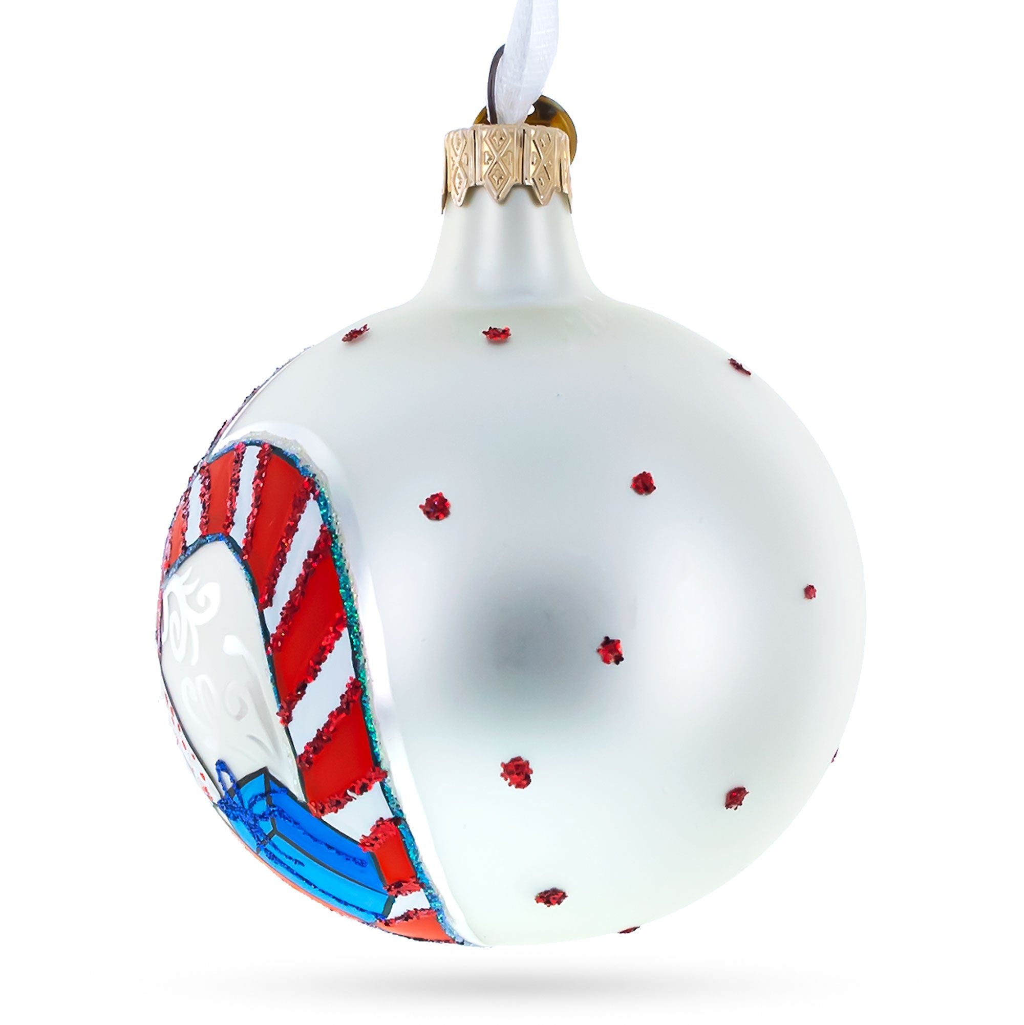 Buy Christmas Ornaments Santa Wooden by BestPysanky Online Gift Ship