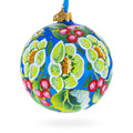 Christmas Magic Glass Ball Christmas Ornament, 4 Inches in Multi color Round