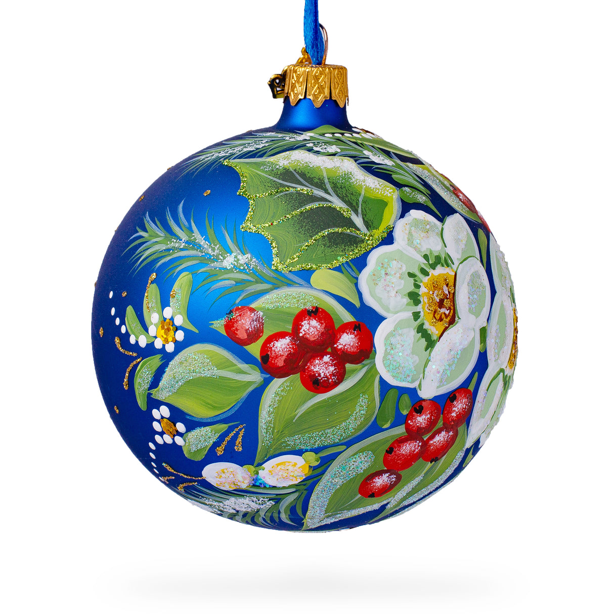Buy Christmas Ornaments > Flowers by BestPysanky Online Gift Ship