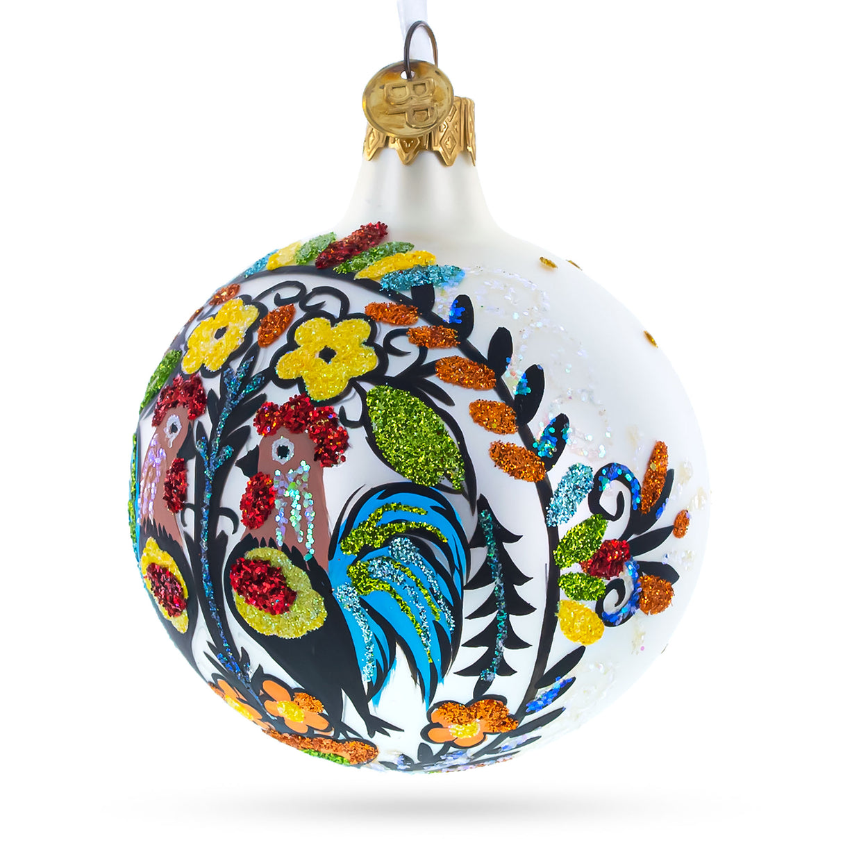 Buy Christmas Ornaments Flowers Ukrainian by BestPysanky Online Gift Ship