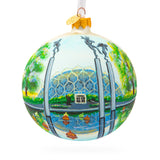 Botanical Garden in St. Louis, Missouri Glass Ball Christmas Ornament 4 Inches in Multi color, Round shape