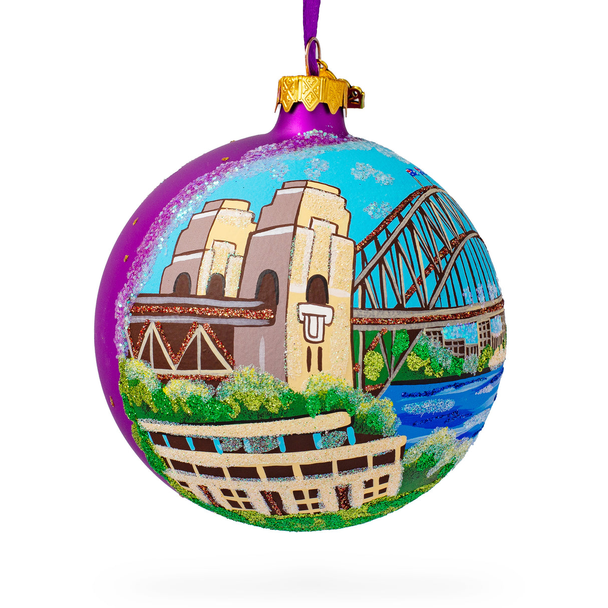 Buy Christmas Ornaments Travel Oceania Australia Sydney by BestPysanky Online Gift Ship