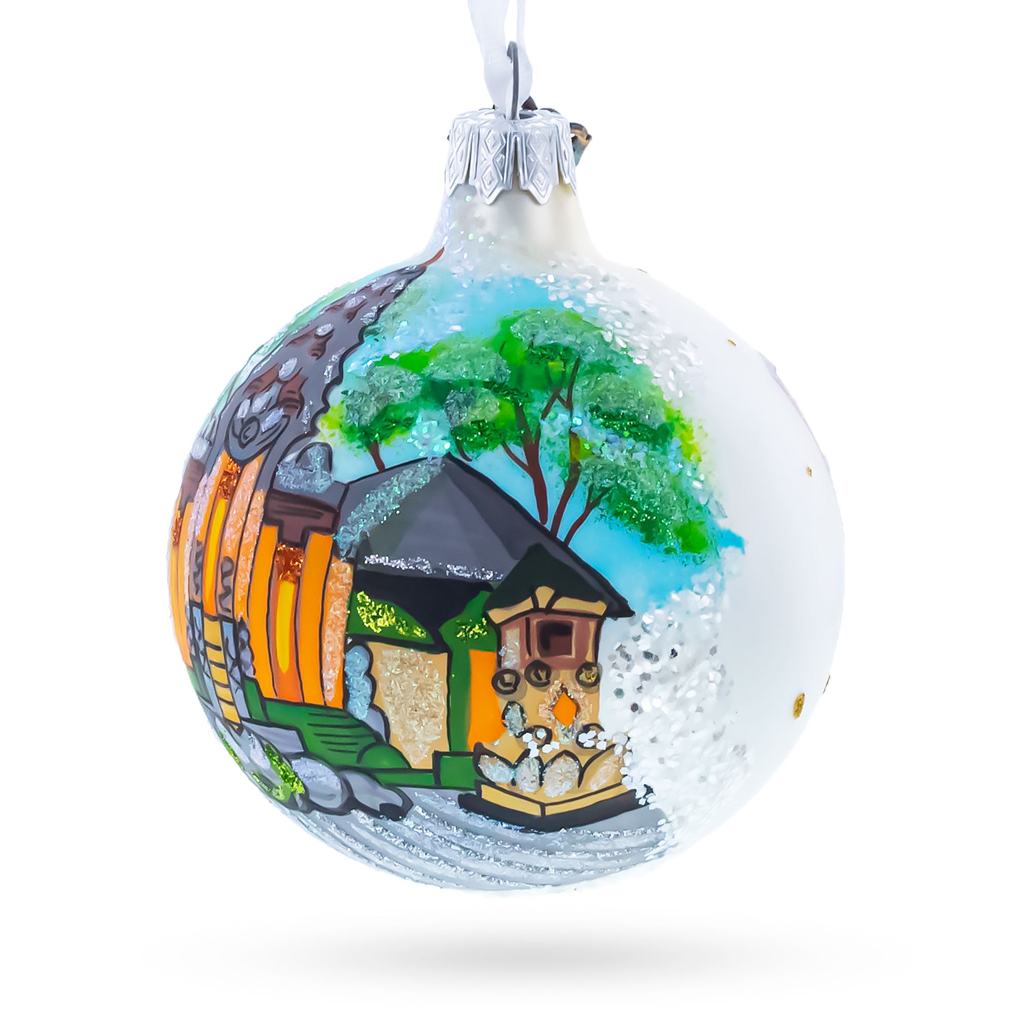 BestPysanky online gift shop sells mouth blown hand made painted xmas decor decorations unique luxury collectible heirloom vintage whimsical elegant festive balls baubles old fashioned european german collection artisan hanging pendants personalized oval