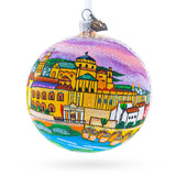 Mosque of Cordoba, Spain Glass Ball Christmas Ornament 4 Inches in Multi color Round