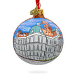 Old Montreal, Montreal, Canada Glass Ball Christmas Ornament 3.25 Inches in Multi color, Round shape