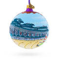 Keeneland, Lexington, Kentucky, USA Glass Ball Christmas Ornament 4 Inches in Multi color Round