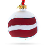 Flag of Latvia Glass Ball Christmas Ornament 3.25 Inches in Multi color, Round shape